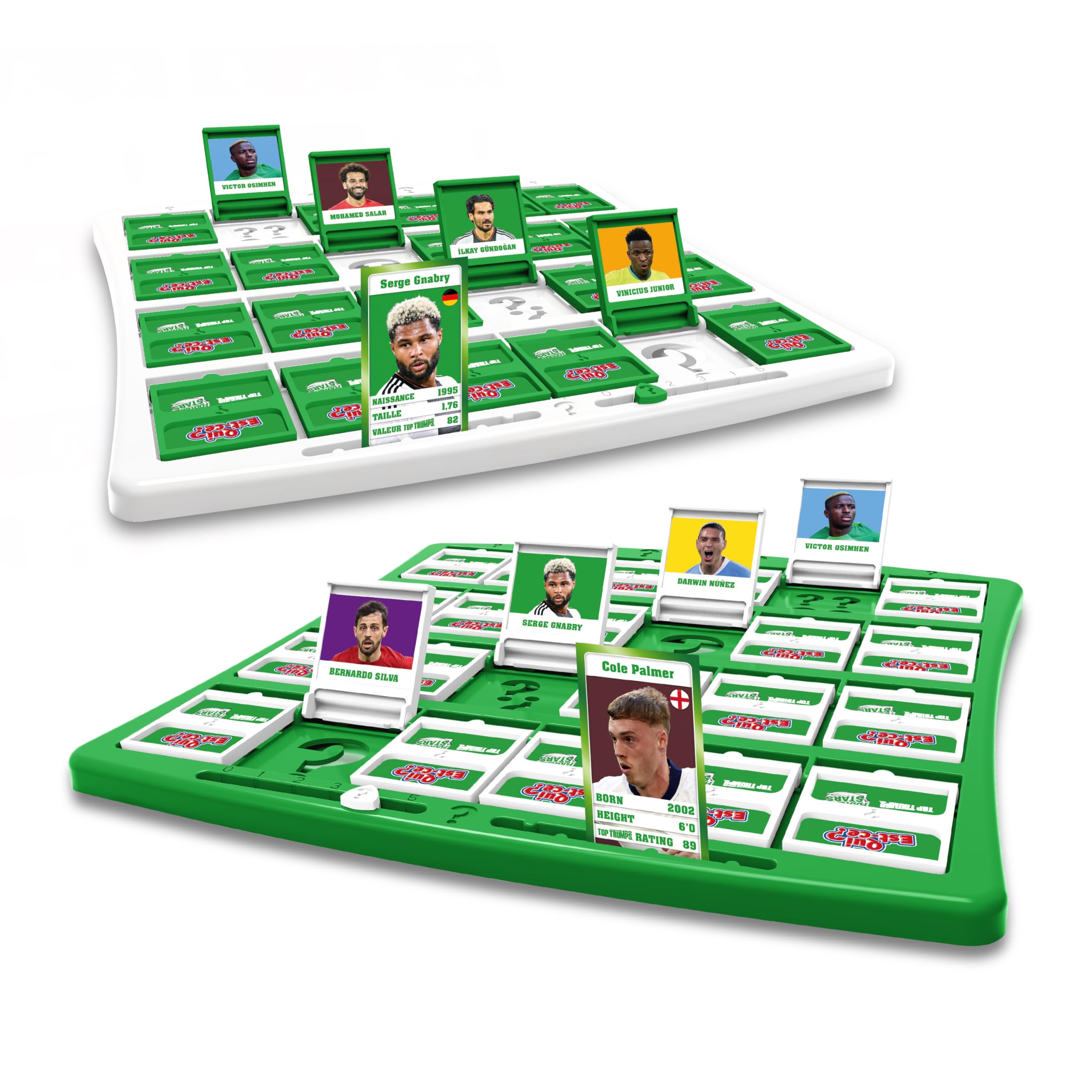 Winning Moves Qui Est Ce World Football Stars Jeu de Societe a partir de 6 Ans - Jeu de Plateau Famille pour 2 Joueurs - Version française