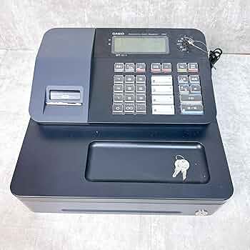 10/2箱付　カシオ　18CR　インボイス適格簡易請求書レジスター　4部門 Amazon | カシオ 電子レジスター 18CR ブラック [電子レジスター