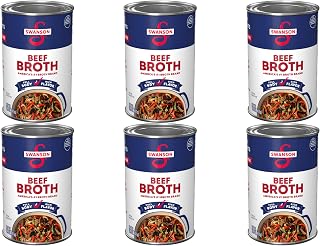 100% Natural, Gluten-Free Beef Broth, 14.5 Oz Can (Pack of 6)