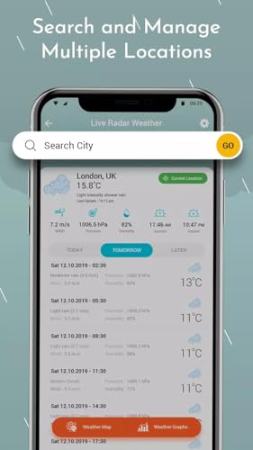 Weather Radar : forecast & Alerts, Live Maps Pro