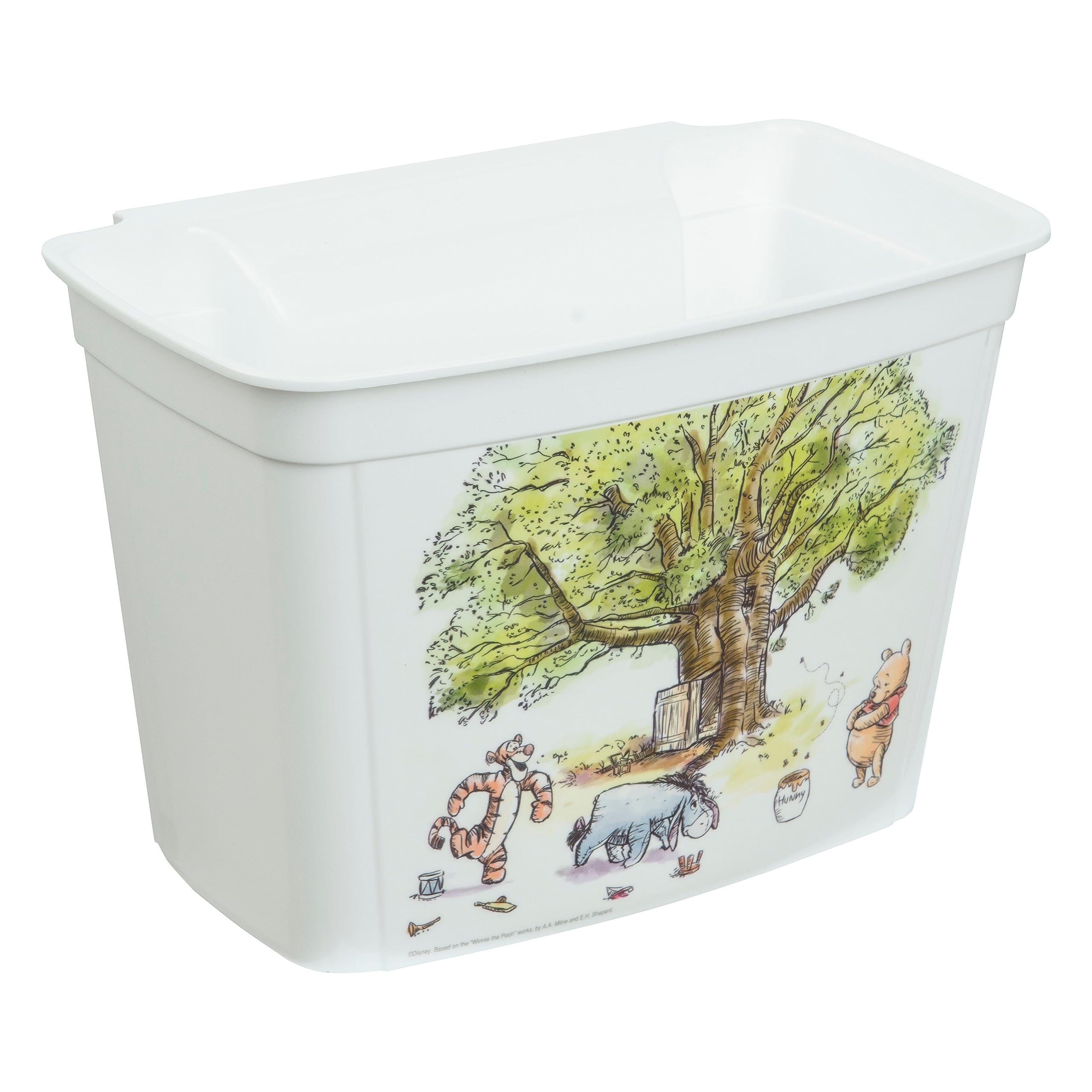 keeeper Winnie organiser for hanging, 4 L, Scratch-resistant container, Ideal for nappies and cosmetics, Janek, White