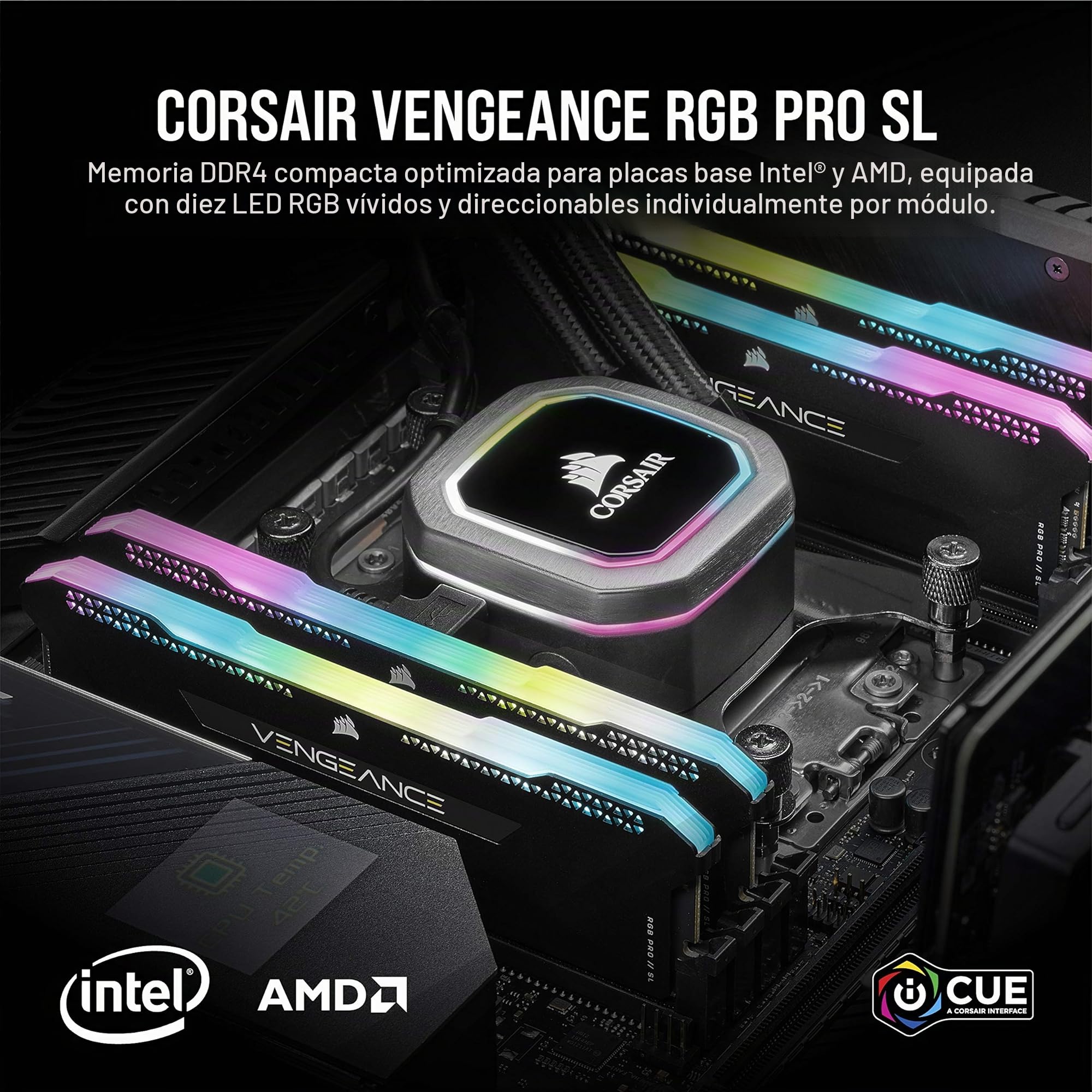 Corsair Vengeance RGB Pro SL DDR4 3600 PC4-28800 32 GB 2x16GB CL18