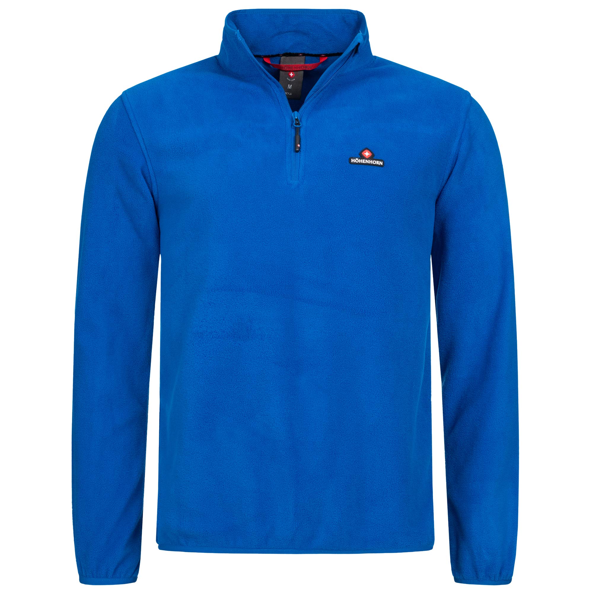 Höhenhorn Skyja Men's Fleece Pullover Sweatshirt, Half Zip Fleece Jumper, blue, 5XL