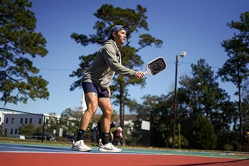Miniatura 6 de GAMMA Airbender - Paleta de pickleball de fibra de carbono con sistema de peso de mango personalizable y garganta abierta aerodinámica con inserto