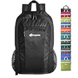 VPBAGE 15L Water-resistant Hiking Daypack, Small Backpack Travel Outdoor, Lightweight Day Pack with Tool Loops