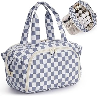 Narwey Neceser de viaje, bolsa de aseo grande...