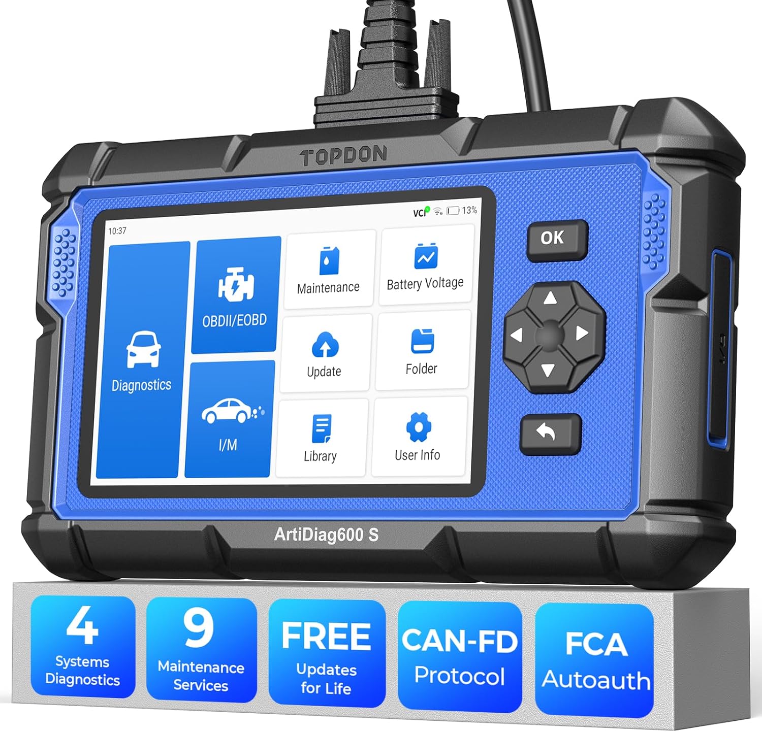 TOPDON Upgraded AD600S OBD2 Scanner