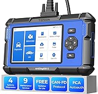 TOPDON AD600S OBD2 Scanner: 4-System Diagnostics (Engine/ABS/SRS/Trans), 9 Resets, Lifetime Free Updates, 70+ Brands
