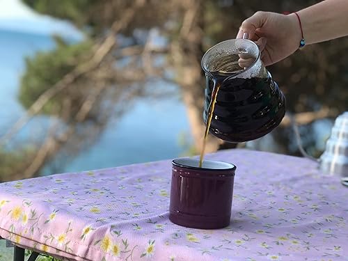 Miniatura 6 de Filtros reutilizables de algodón orgánico para verter sobre cono para V60 (paquete de 2 capas dobles), calcetines de filtro de café de algodón,