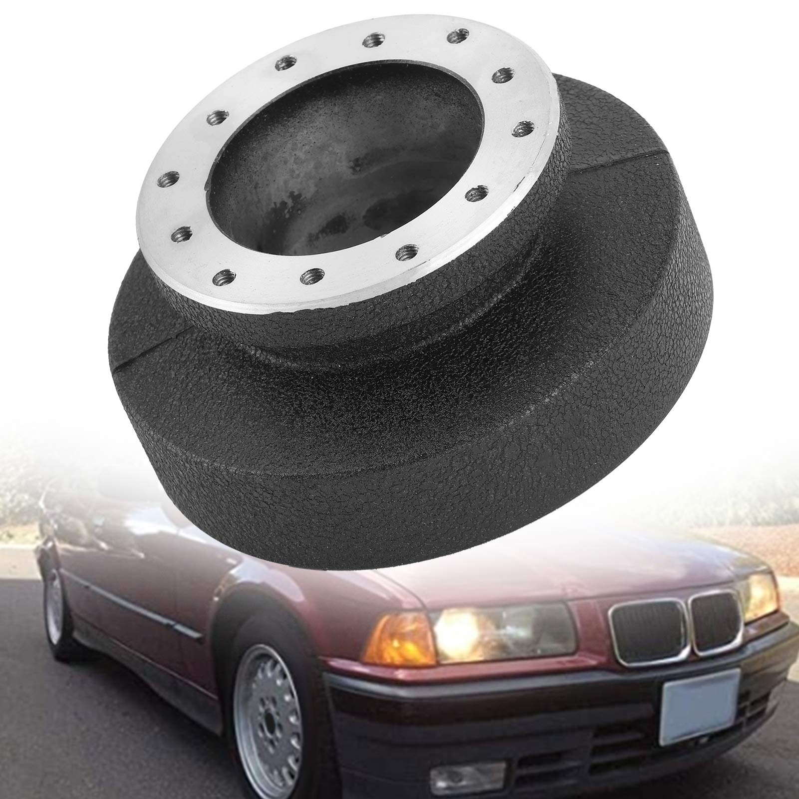 Adattatore Per Mozzo Volante A Sgancio Rapido In Alluminio Nero – Compatibile E36 E Volanti A 6 Fori