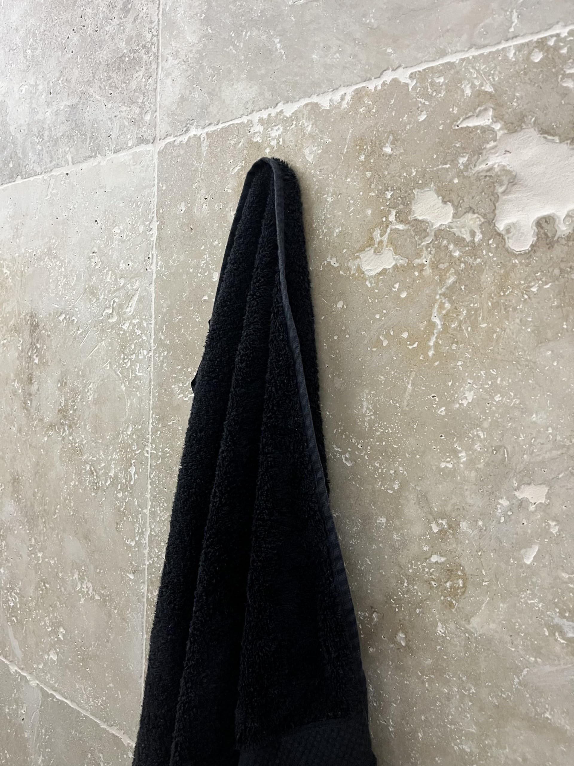 Kit portasciugamani invisibile per parete piastrellata – fissaggio senza gancio – set da 3 pezzi profondità 8 cm – design moderno per bagno e cucina – Outillage Carreleur 2.0