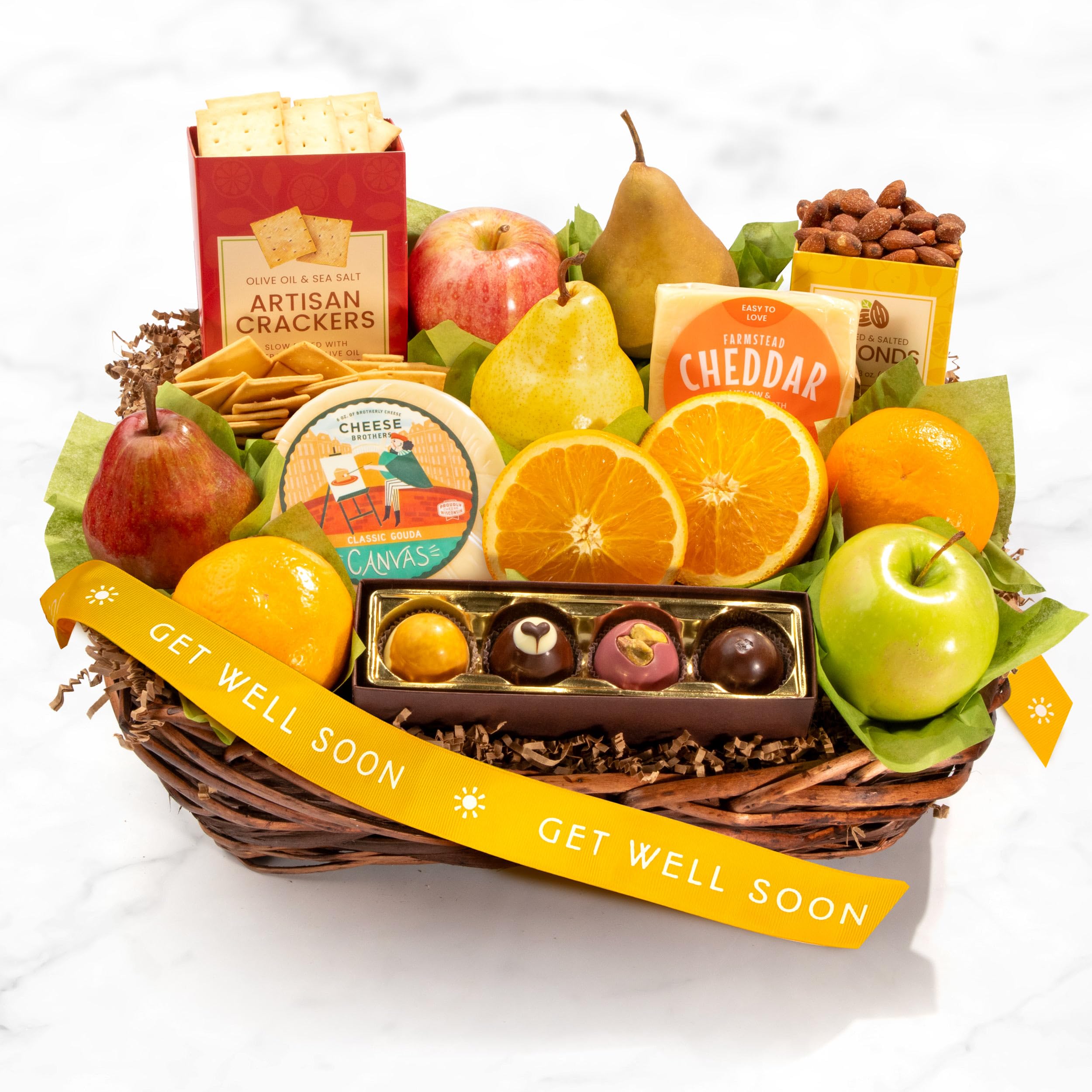 Amazon.com : A Gift Inside Get Well Soon Orchard Delight Fruit and