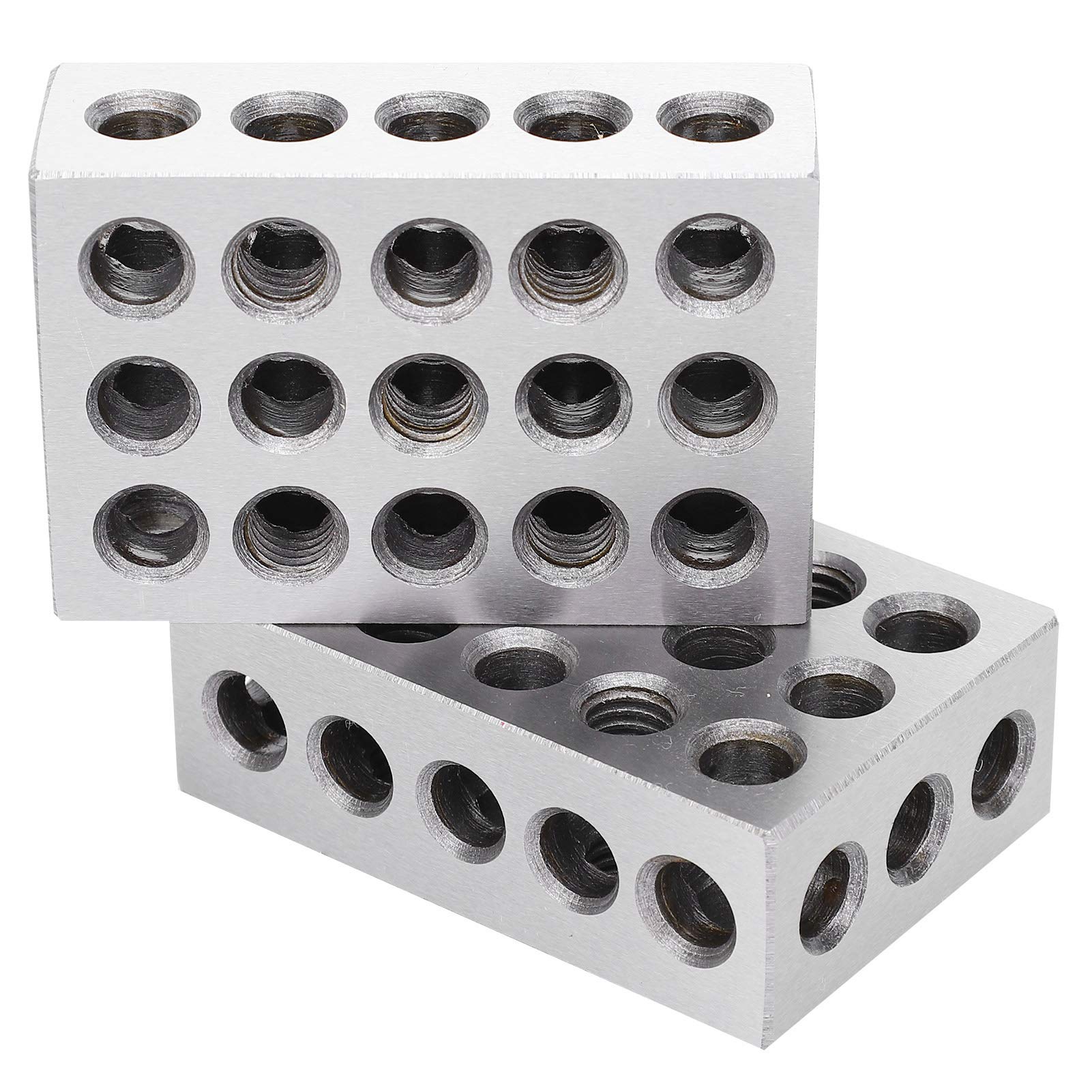 2 x 1-2-3 Blocks, 23 Hole Matched 0.0002in Machinist 123 Jig Ultra Accuracy Industrial Supply
