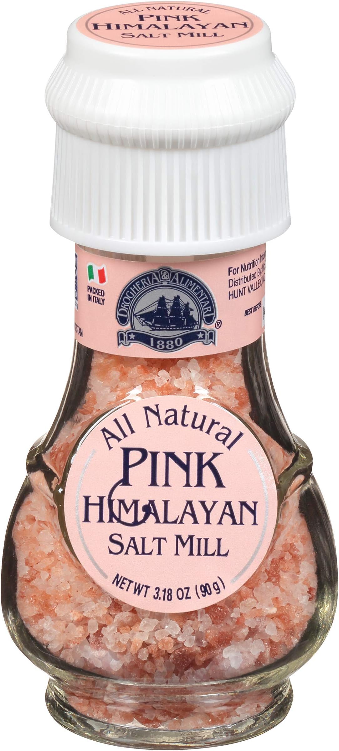 All Natural Pink Himalayan Salt Mill, 3.18 oz