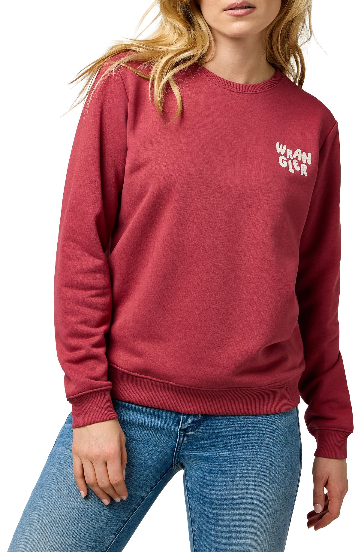 Wrangler Regular Sweat Felpa Donna