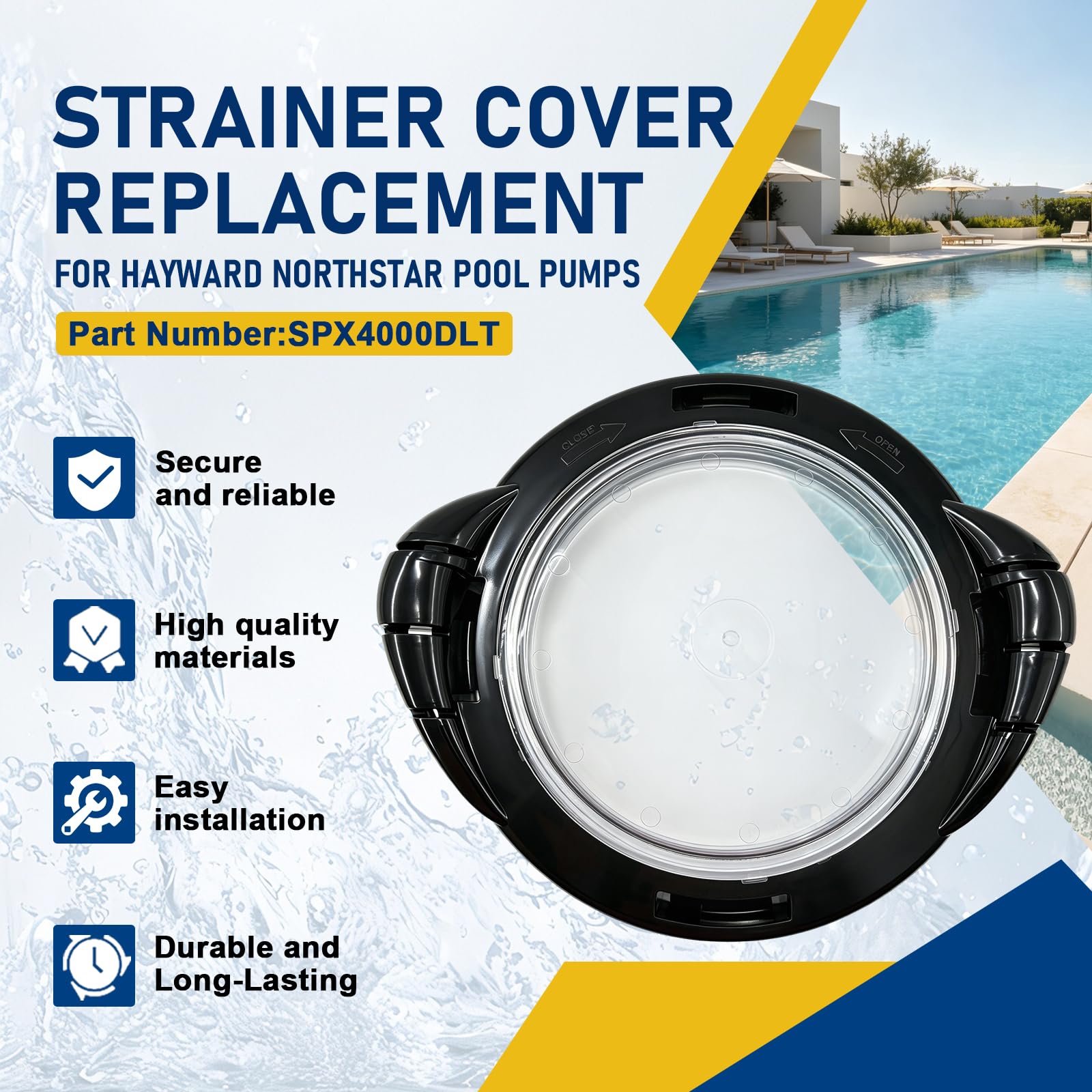 SPX4000DLT Siebabdeckung, Ersatz für Hayward Northstar Poolpumpe