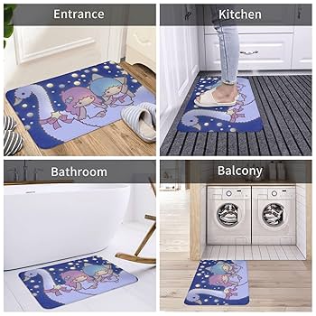Amazon | 玄関マット リトルツインスターズ キキララ アニメ