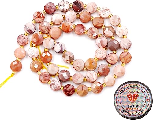 Miniatura 528 de Cuentas de piedras preciosas de primera calidad para la fabricación de joyas, cuentas de piedra natural preciosa al por mayor, 2 hebras de granate