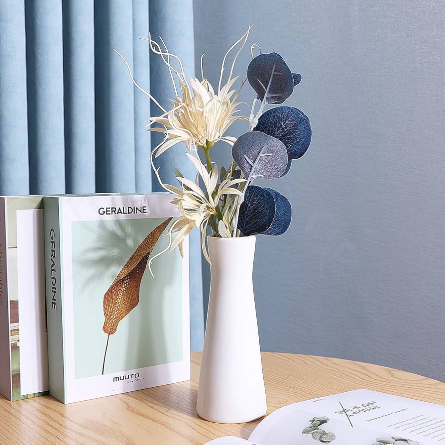 Amazon.co.jp: SANFERGE ホワイトセラミック花瓶 7インチ 花瓶 3個