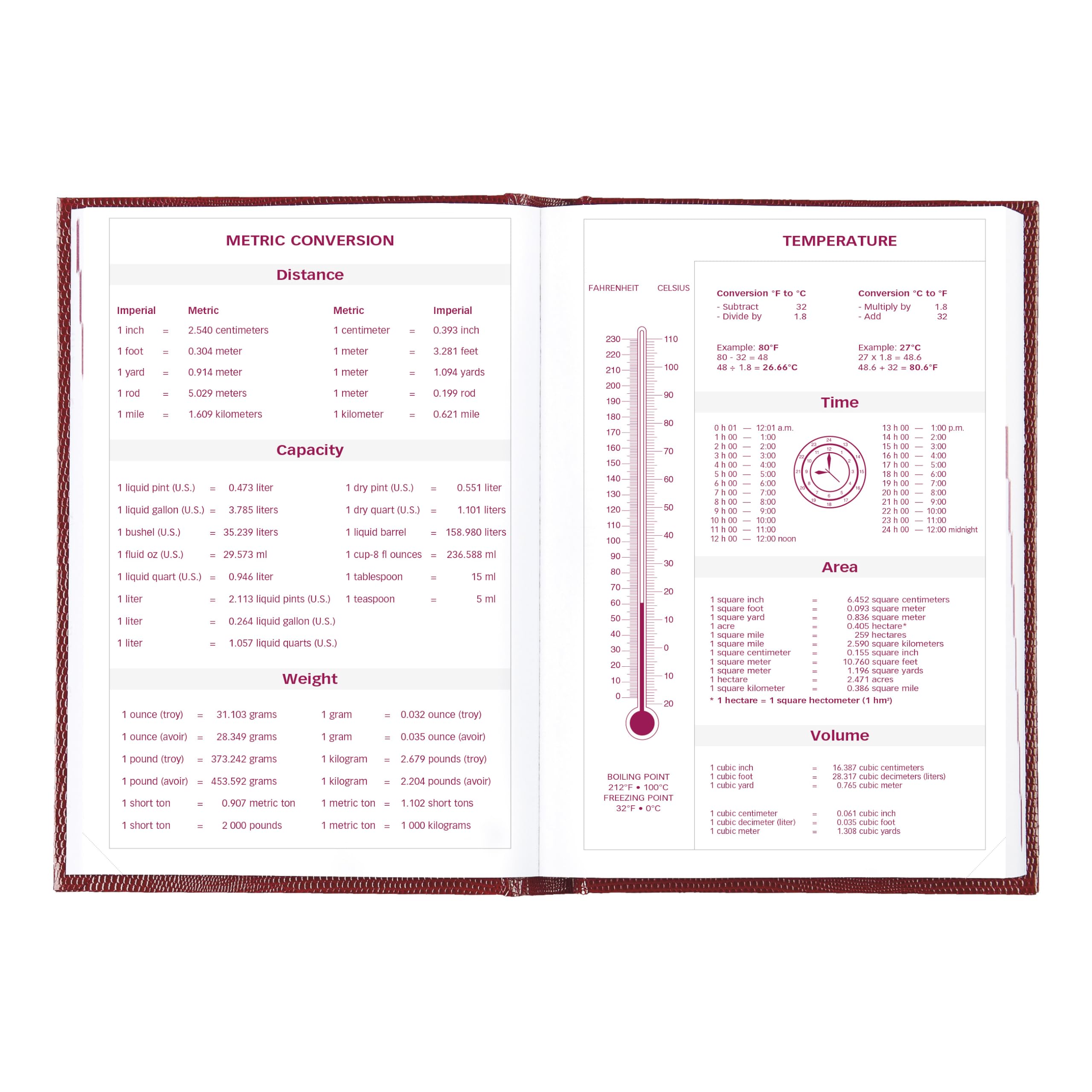 Brownline® - Agenda giornaliera/mensile tradizionale 2027, 12 mesi, da gennaio a dicembre, rilegatura perfetta, 21 x 14,6 cm, rosso brillante (CB389.RED)