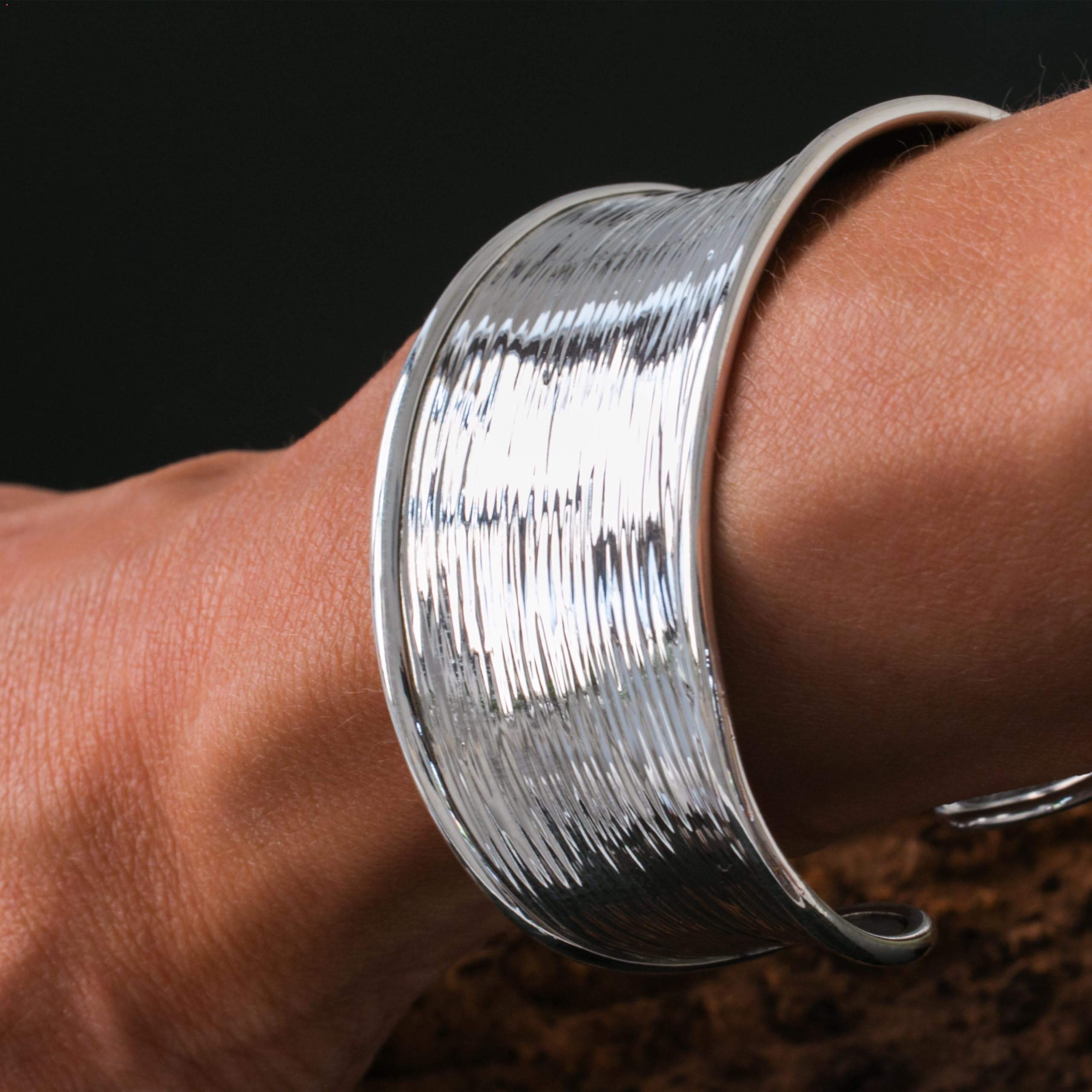 Fly Style Armreif aus 925 Sterling Silber - - Elegant Armband - Silber Schmuck - Minimalistisch und Modern Damen Armspange