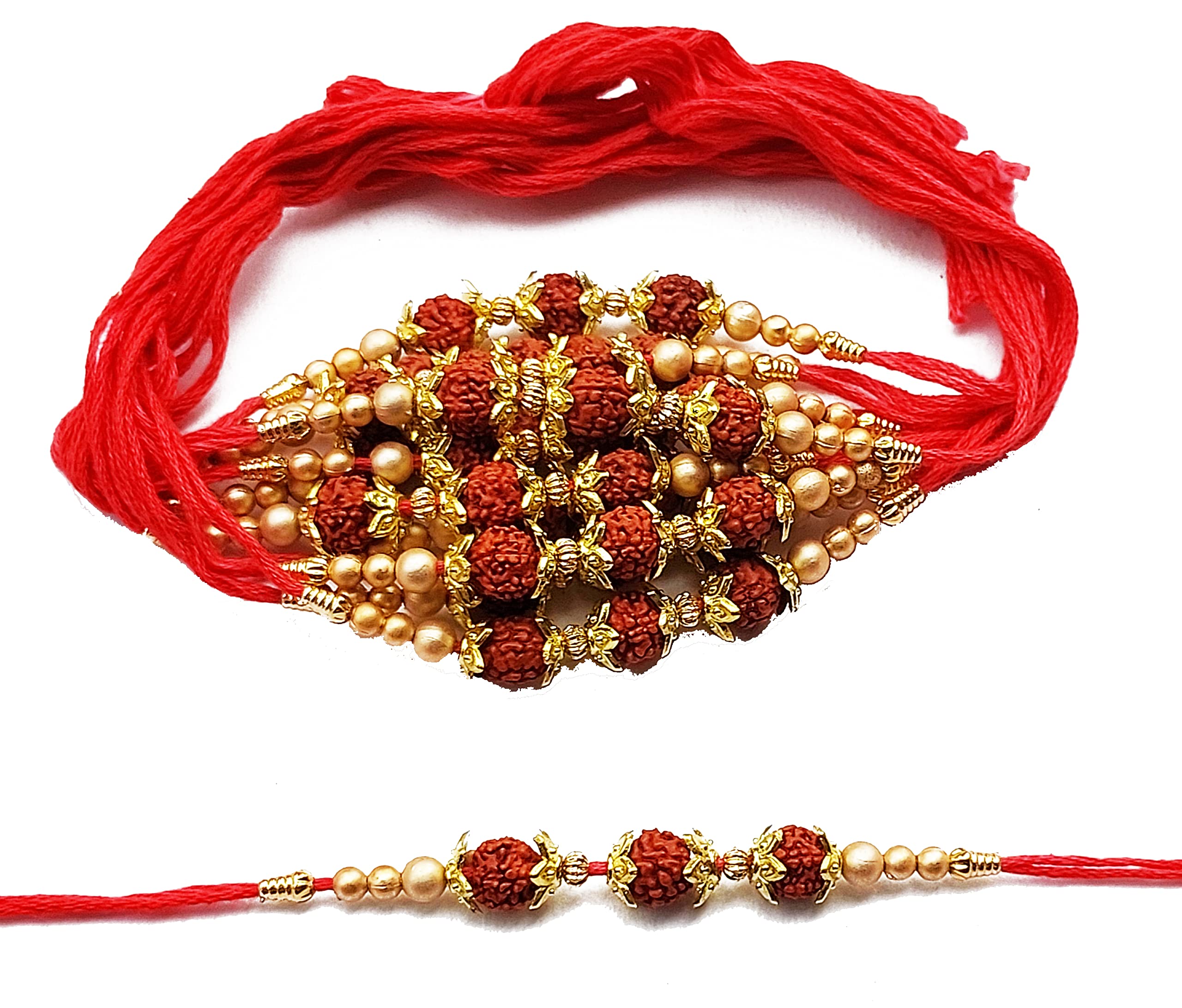Forty Wings Set Of 12 Rudraksh Beads Moli Thread Kalava Rakhi For Men Rakhi Combo Rakhi For Bhaiya, Rakhi Gift For Brother 12 Similar Rakhi Set For Brothers Dora Rakhi, Moli Rakhi Rudraksha Rakhi (B0B5VDHPDG) Amazon Price History, Amazon Price Tracker