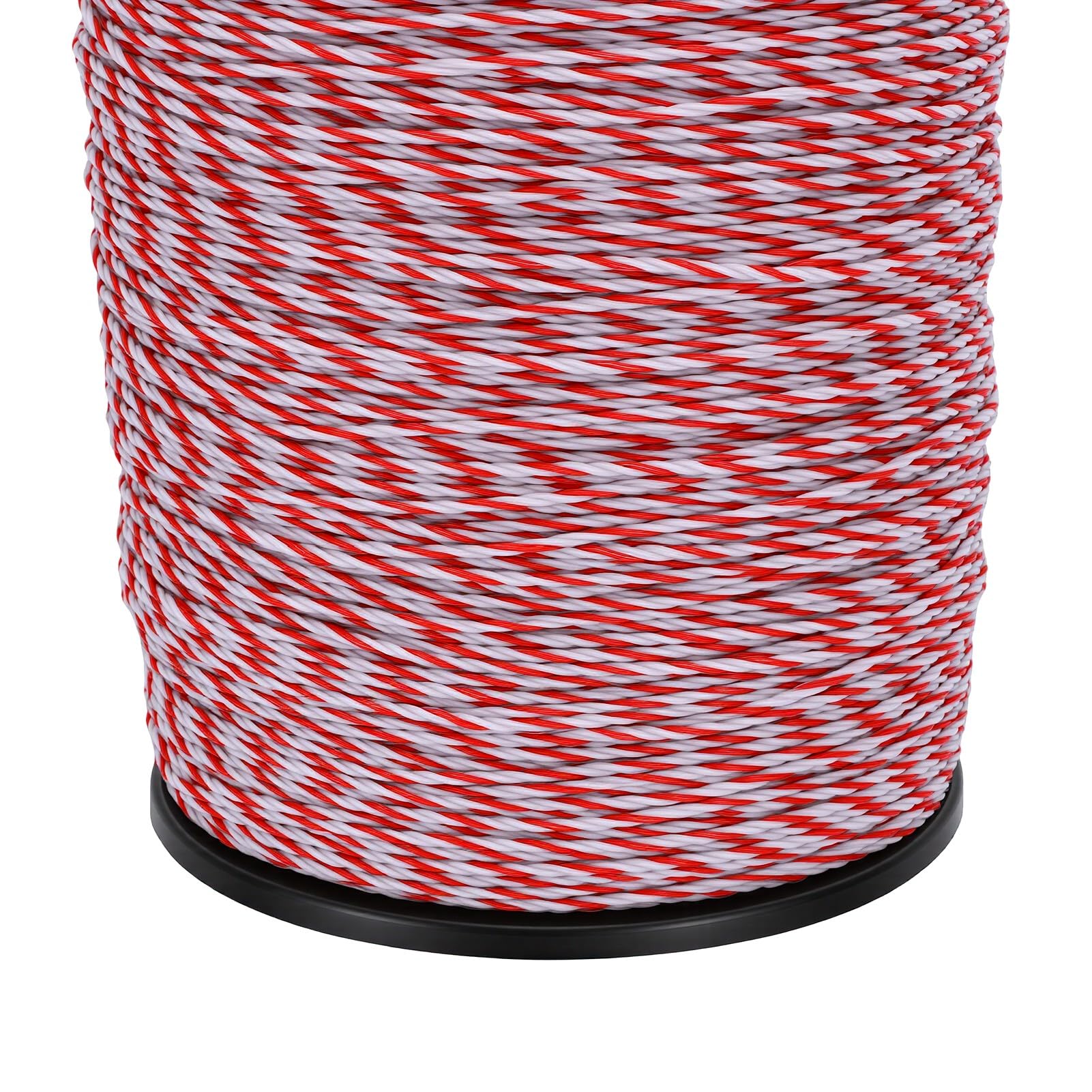 HEEPDD Alambre Eléctrico para Cercas, Cable Polywire de Acero Inoxidable 3280 Ft 1000 M para Ganado y Caballos, Alta Conductividad PE for Seguridad Agrícola