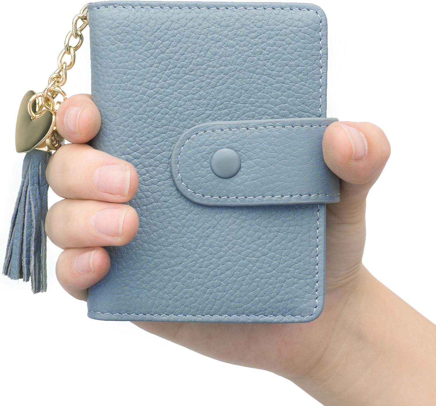 Women's Mini Credit Card Case Wallet with ID Window and Card Holder purse 9 Colors