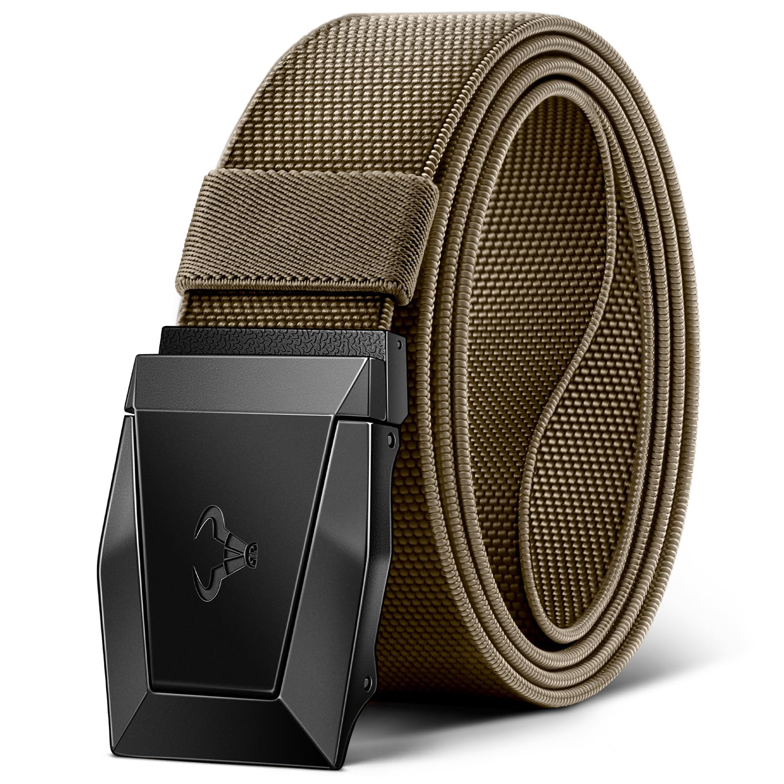 BULLIANT Cintura Tattica,Cintura Uomo Militare Lavoro Trekking 3,8cm,Fibbia a Sgancio Rapido