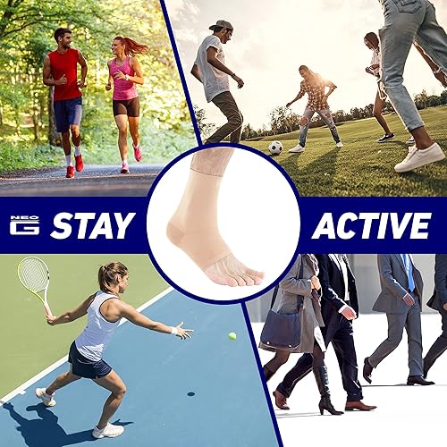 Miniatura 4 de Neo-G Airflow Tobillera de compresión para deportes, uso diario, tobillera de compresión, soporte de tendinitis, soporte de tobillo de compresión