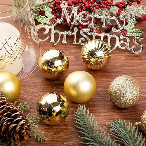 Miniatura 3 de XmasExp - Bolas de Navidad para colgar (34 unidades, irrompibles)