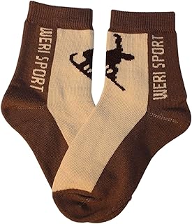 – Calcetines para niños, Weri Sport – Calcetines de esquiador en color marrón marrón XX-Small