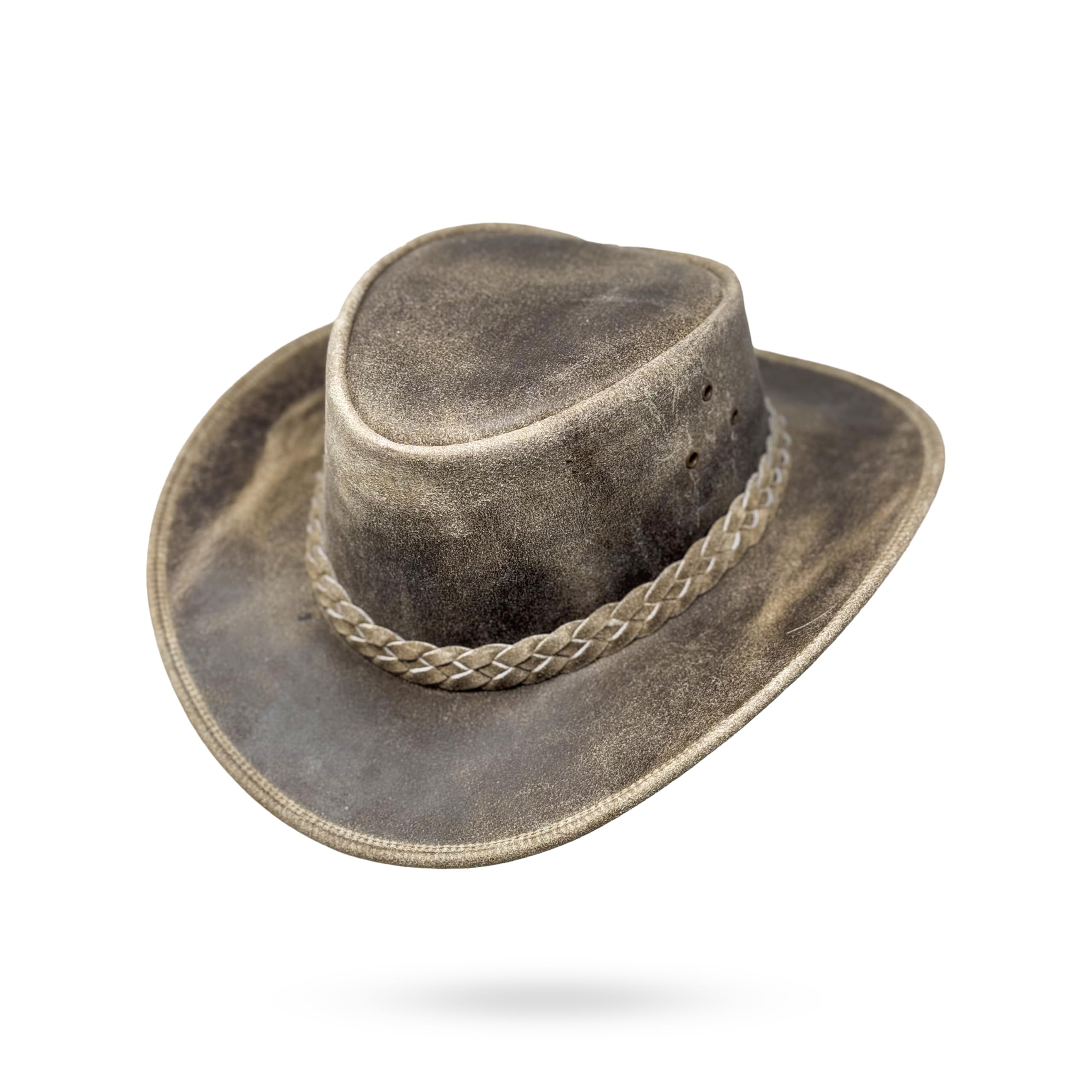 Lederhut Western Cowboy – Outdoor Hut Reiten, Wandern & Abenteuer Joey