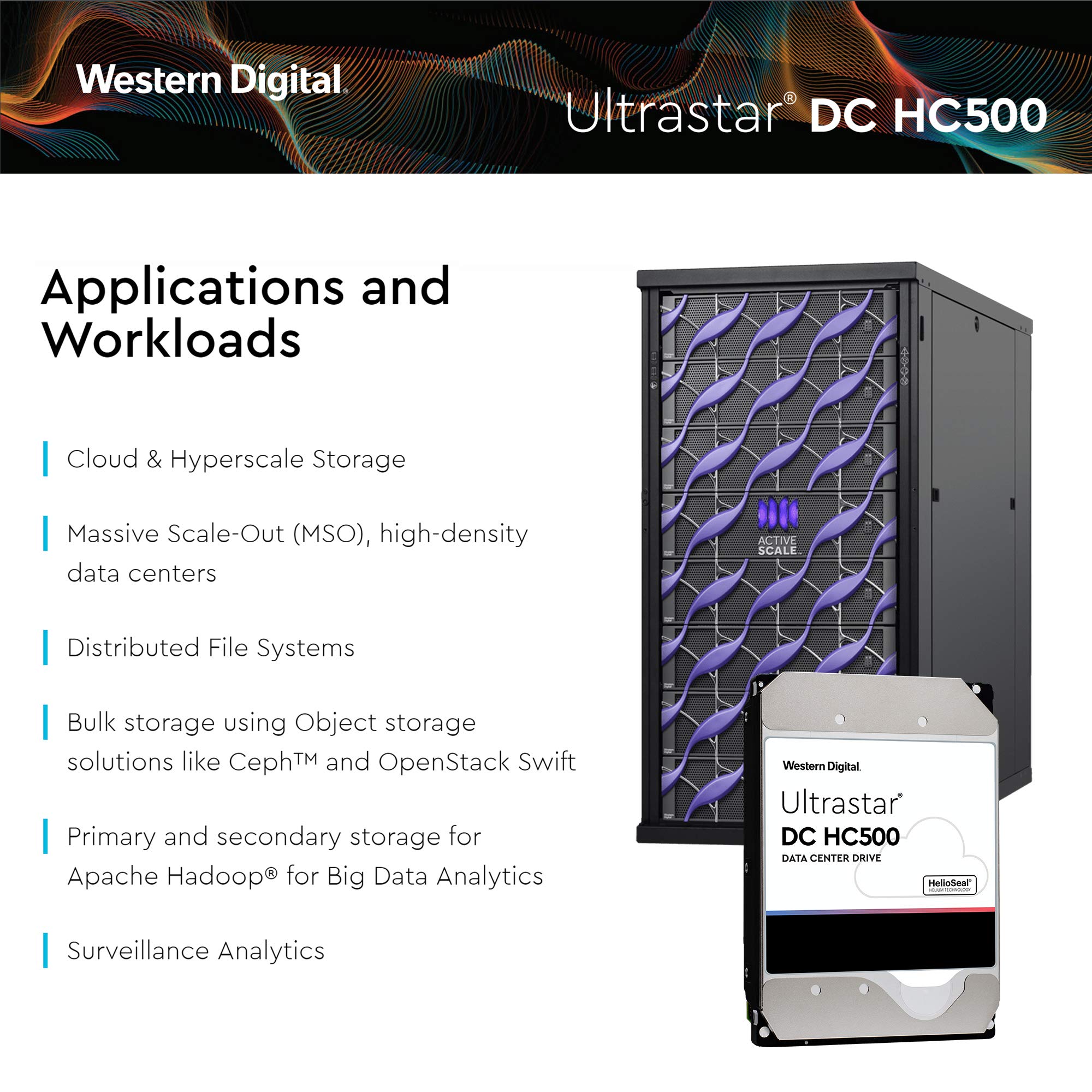 HGST Ultrastar 12TB Hard Drive - 3.5" SATA 7200RPM 256MB Cache