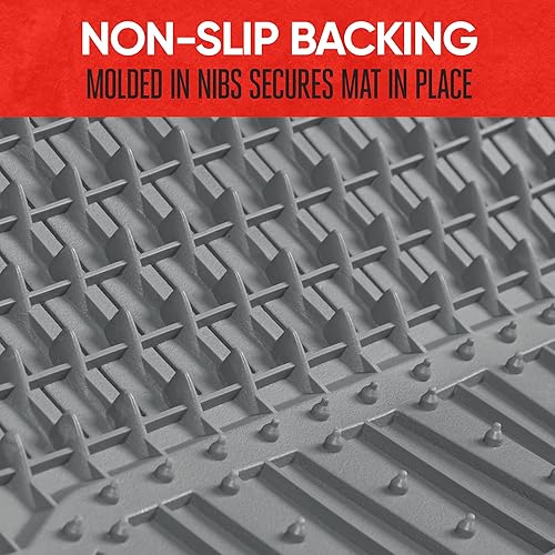 Miniatura 10 de Motor Trend 943-GR FlexTough Defender - Tapetes para vehículos de gran profundidad, resistentes, de contorno, para todo tipo de clima, pueden