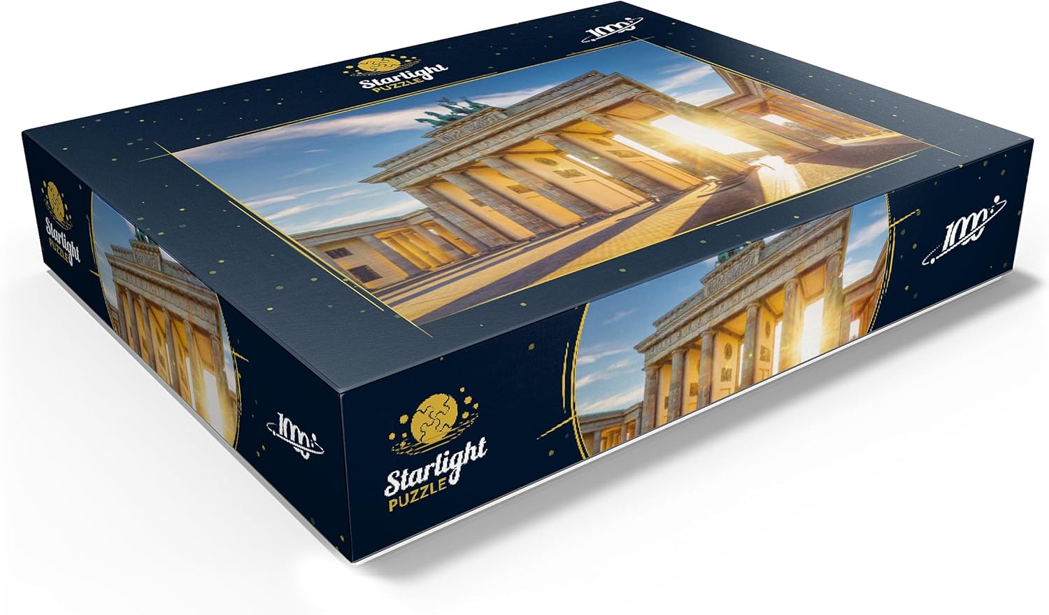 MyPuzzle Brandenburg Gate in Berlin, Germany - Premium 1000 Piece Jigsaw Puzzle for Adults