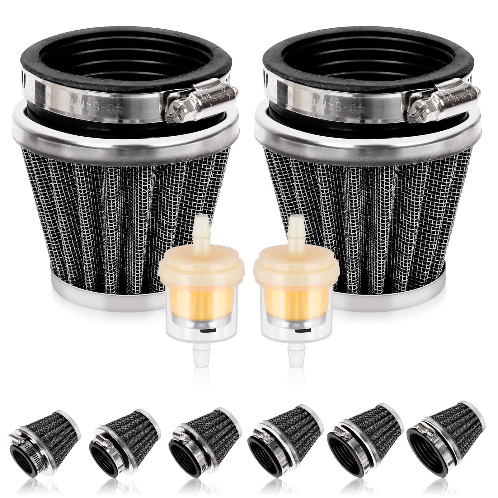 Kit Filtri Aria E Carburante Per Moto E Scooter - Universale Per 50cc-200cc - Foto 9