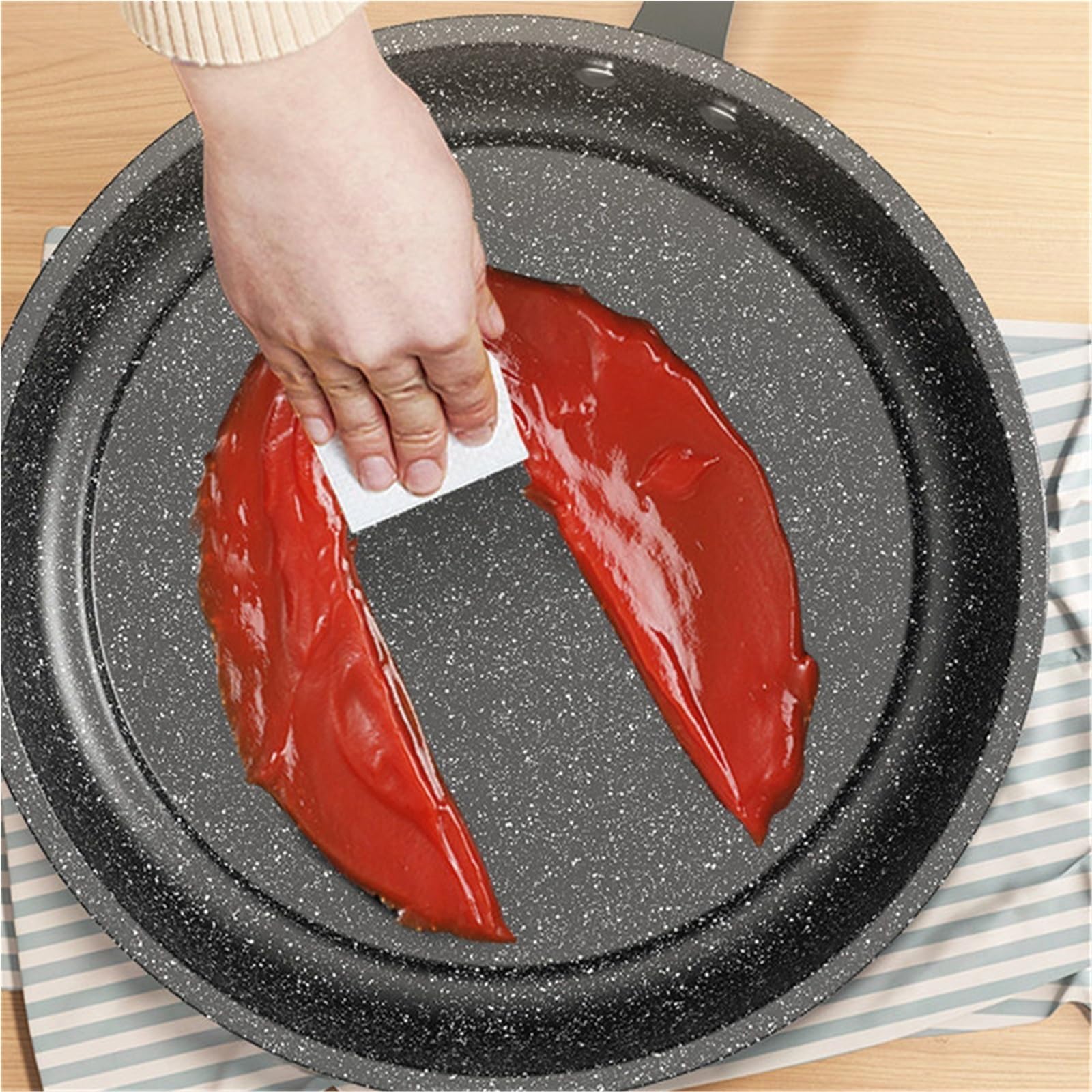 28X8.50cm Antihaft-Bratpfanne Bratpfanne Steak Pfannkuchenpfanne Haushalt Induktionsherd Gasherd Universalpfanne