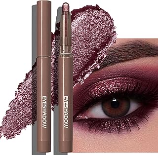 Sombra de ojos en barra con acabado cromado m...