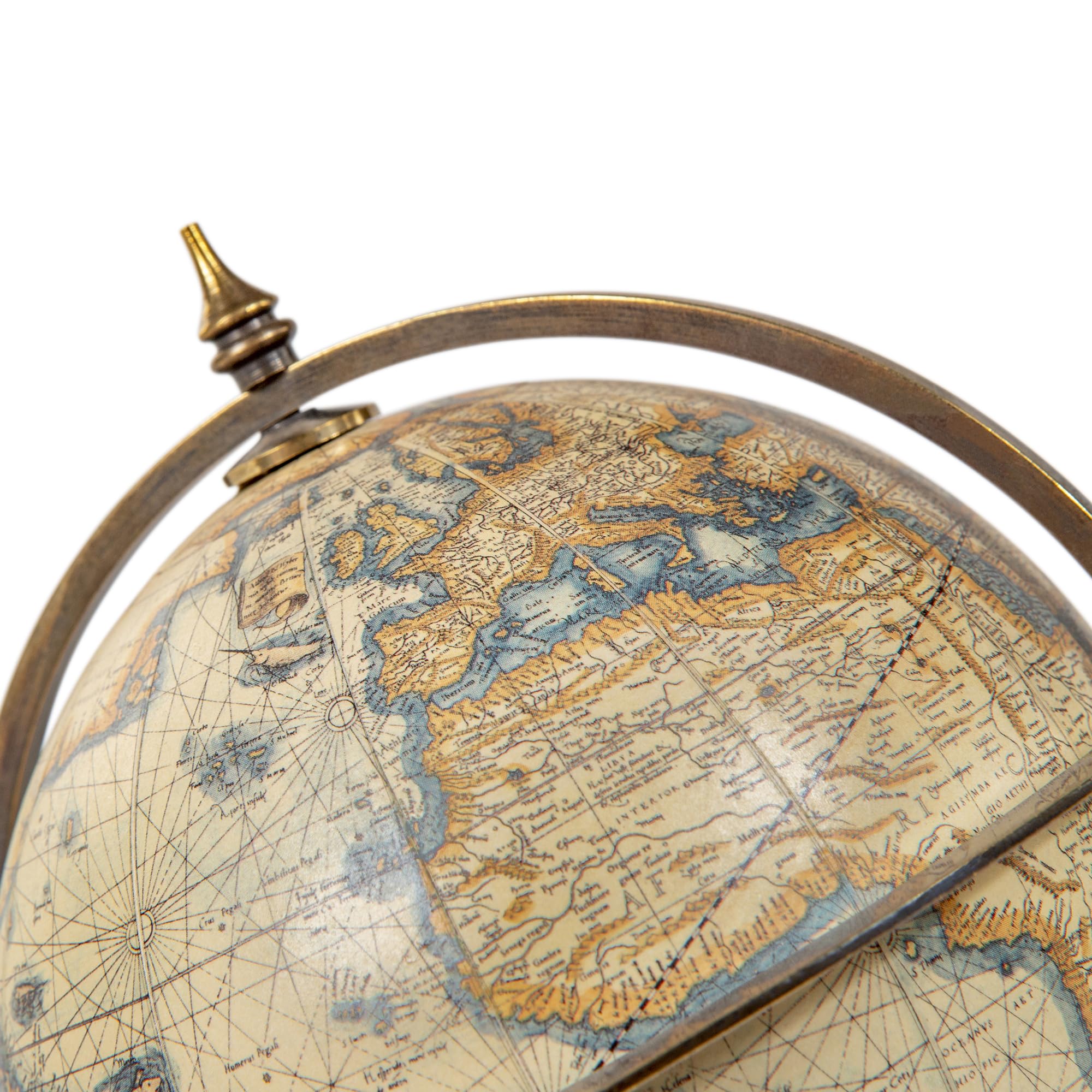 Authentic Models [DL] Terrestrial Globe with Compass -
