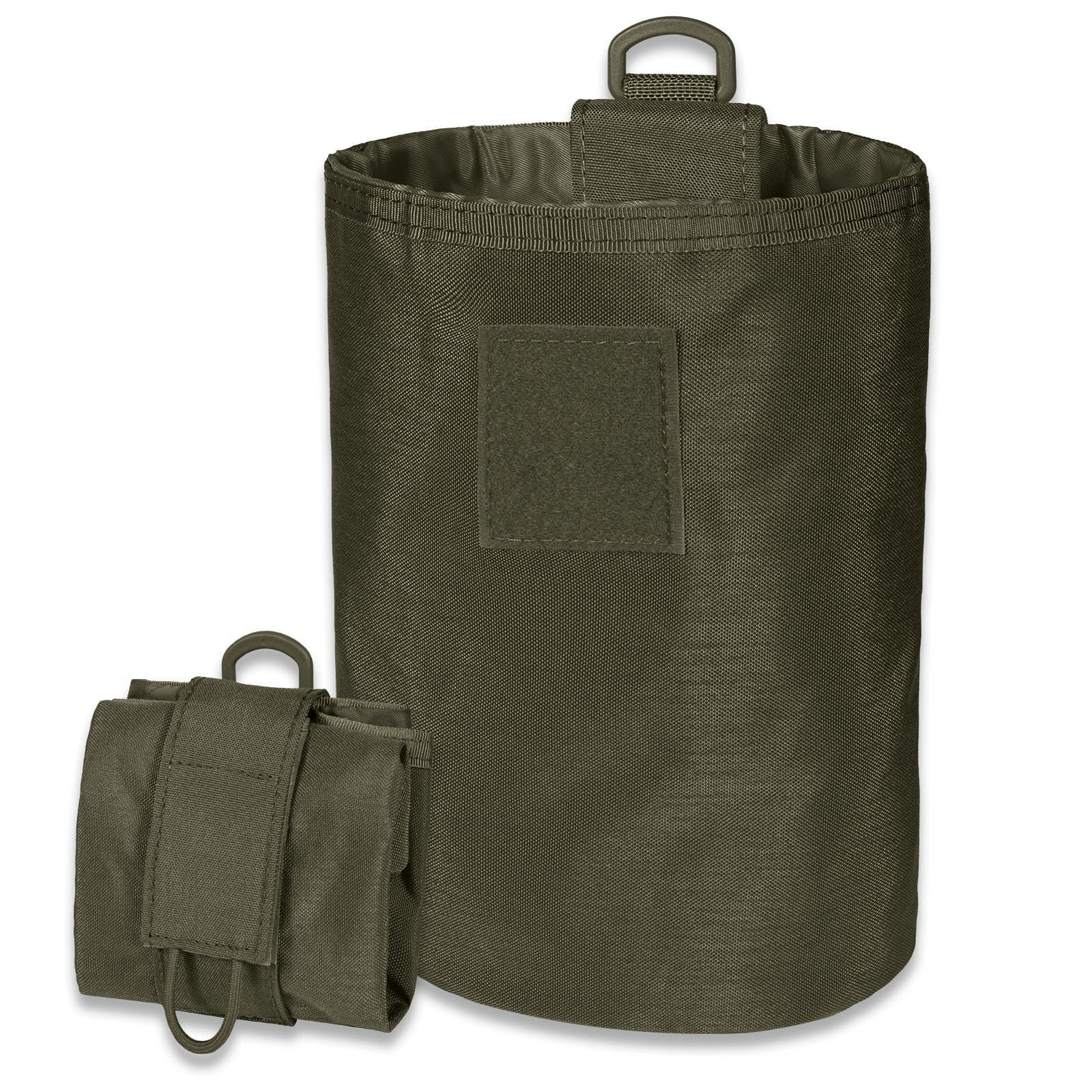 Foldable Tactical Magazine Mag Drop Dump Pouch Waist Belt Ammo Hunting Bag Molle | UK