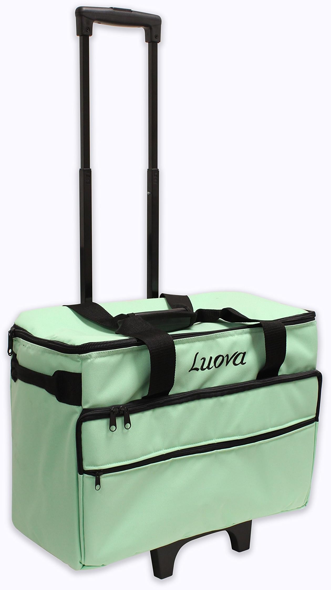 Luova 19 Rolling Sewing Machine Trolley in Mint Green