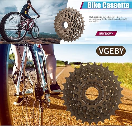 Miniatura 2 de Rueda libre de 7 velocidades, rueda libre de 6 velocidades, piñón de casete de rueda libre 6 velocidades 14T-28T accesorio de repuesto para