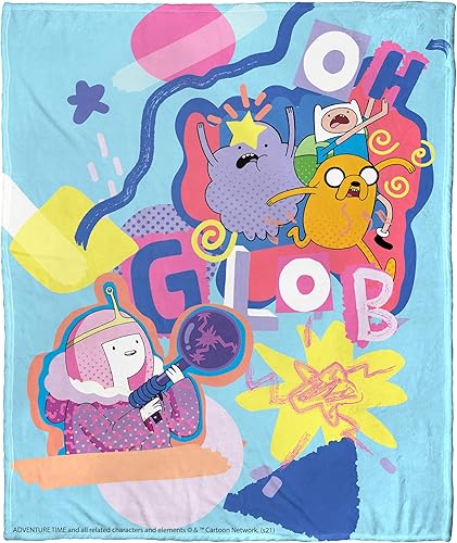 Northwest Adventure Time - Manta de seda táctil, 50 x 60 pulgadas, Glob