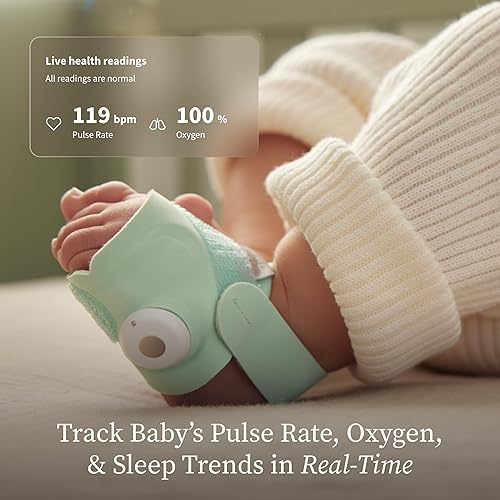 Miniatura 4 de Owlet Dream Duo  FDA-Cleared Smart Baby Monitor with Sock & HD Video Cam 2K HD Video, Cry & Motion Alerts, Temp Monitoring