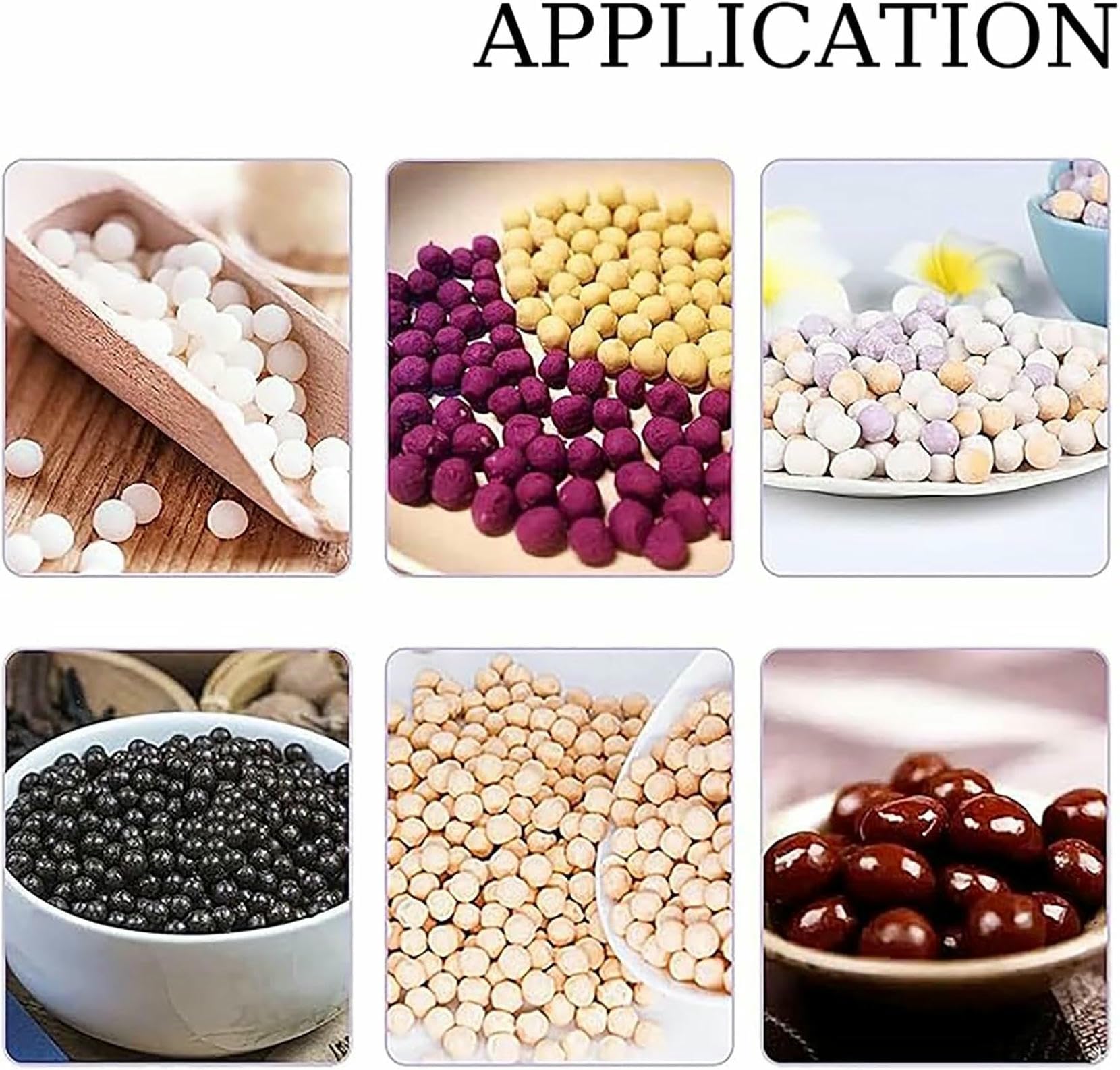 Creatore Manuale di Perle di Tapioca | Strumento Fai da Te for la Formazione di Perle for Perle di Tapioca da 3-12 mm | Tavola for sfregamento di Palline di Taro e manioca(6mm)