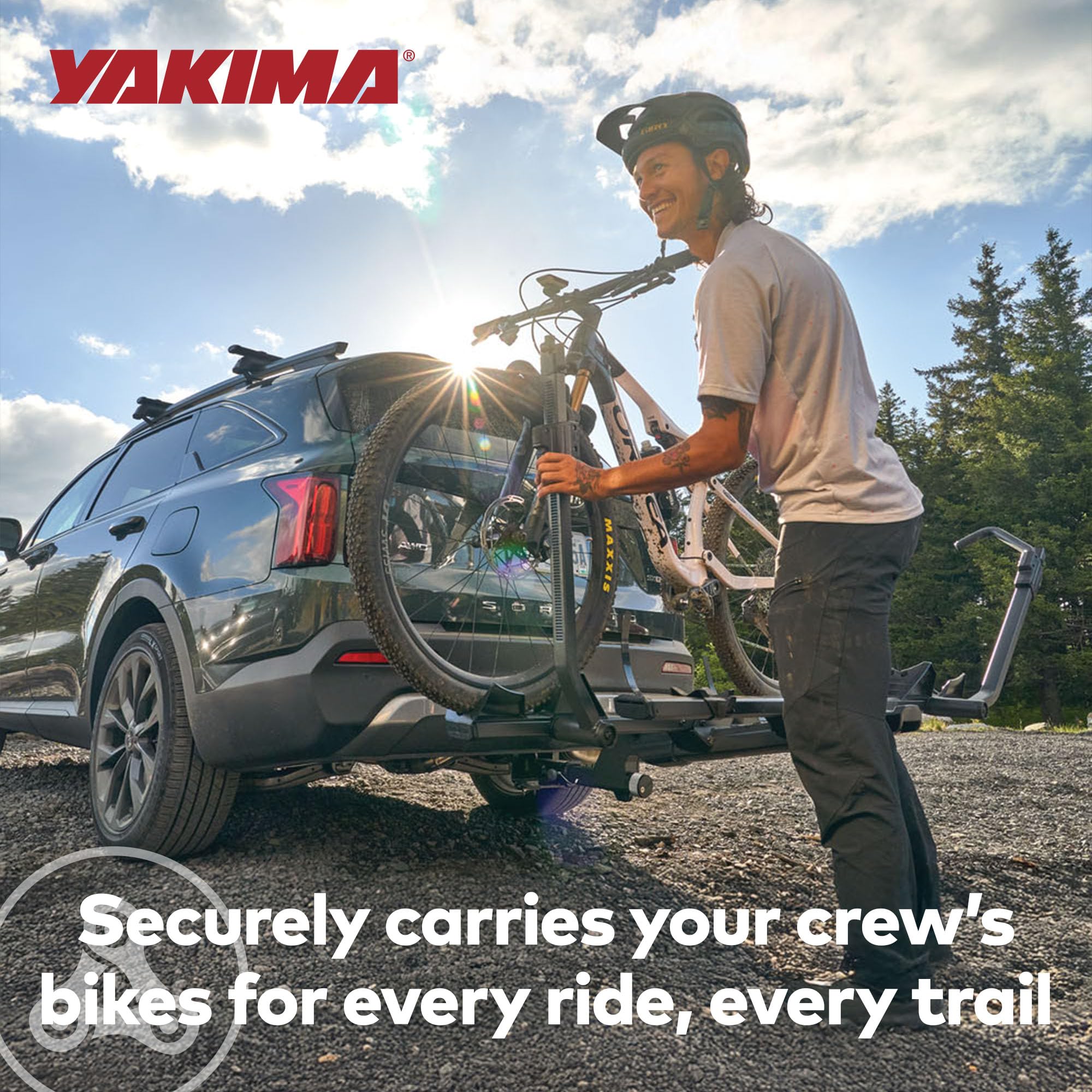 サイクルキャリア 2台積み YAKIMA YAKIMA（ヤキマ） サイクルキャリア 背面 自転車キャリア 2台積み 正規
