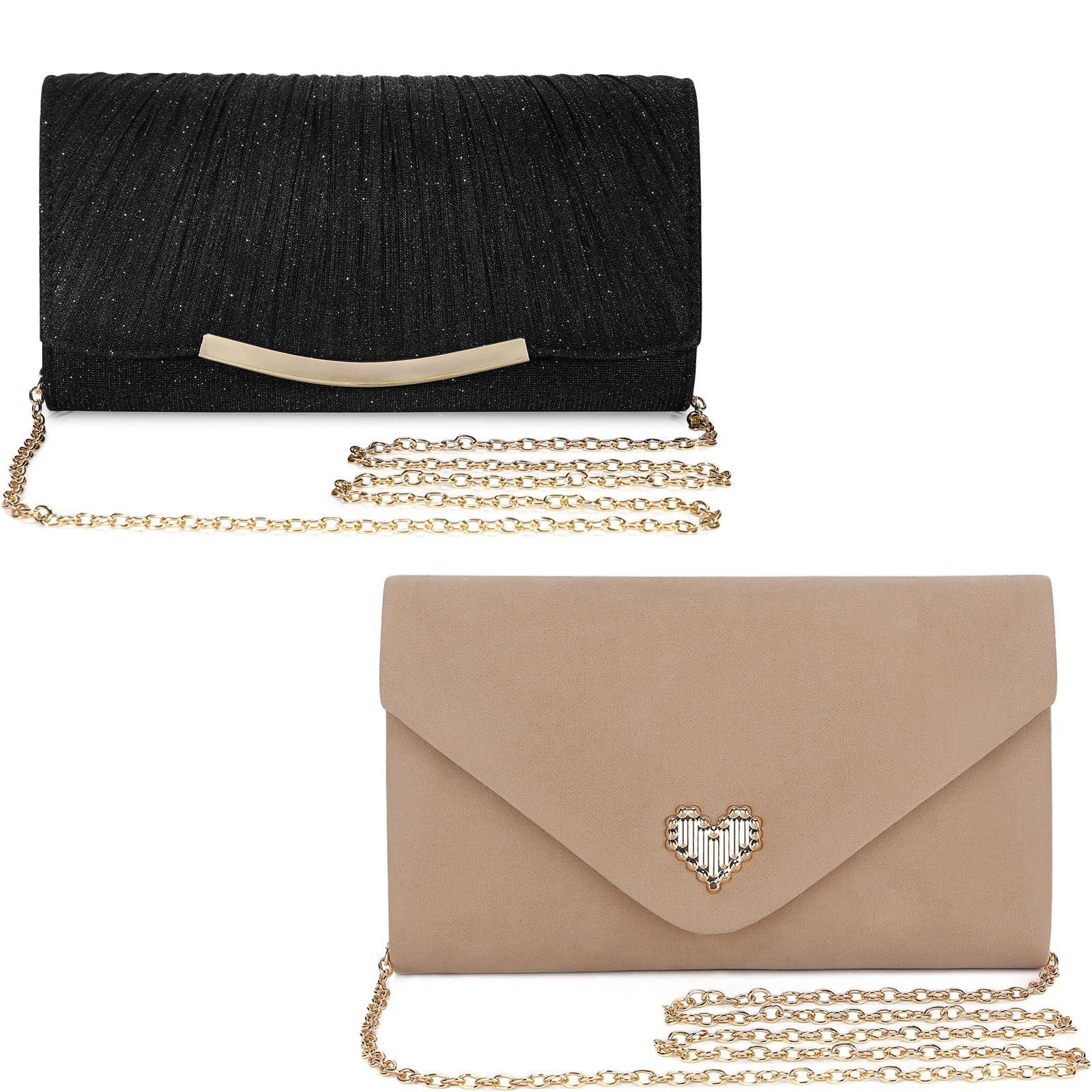 UBAYMAXEvening Bag Clutch Purses for Women Lady Girl Handbags Crossbody Bag Wedding Bag for Prom Cocktail Party Wedding Engagement