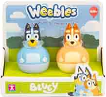 Giochi Preziosi Weebles Bluey - Set 4 Personaggi Family Che Dondolano Sempre - Foto 3
