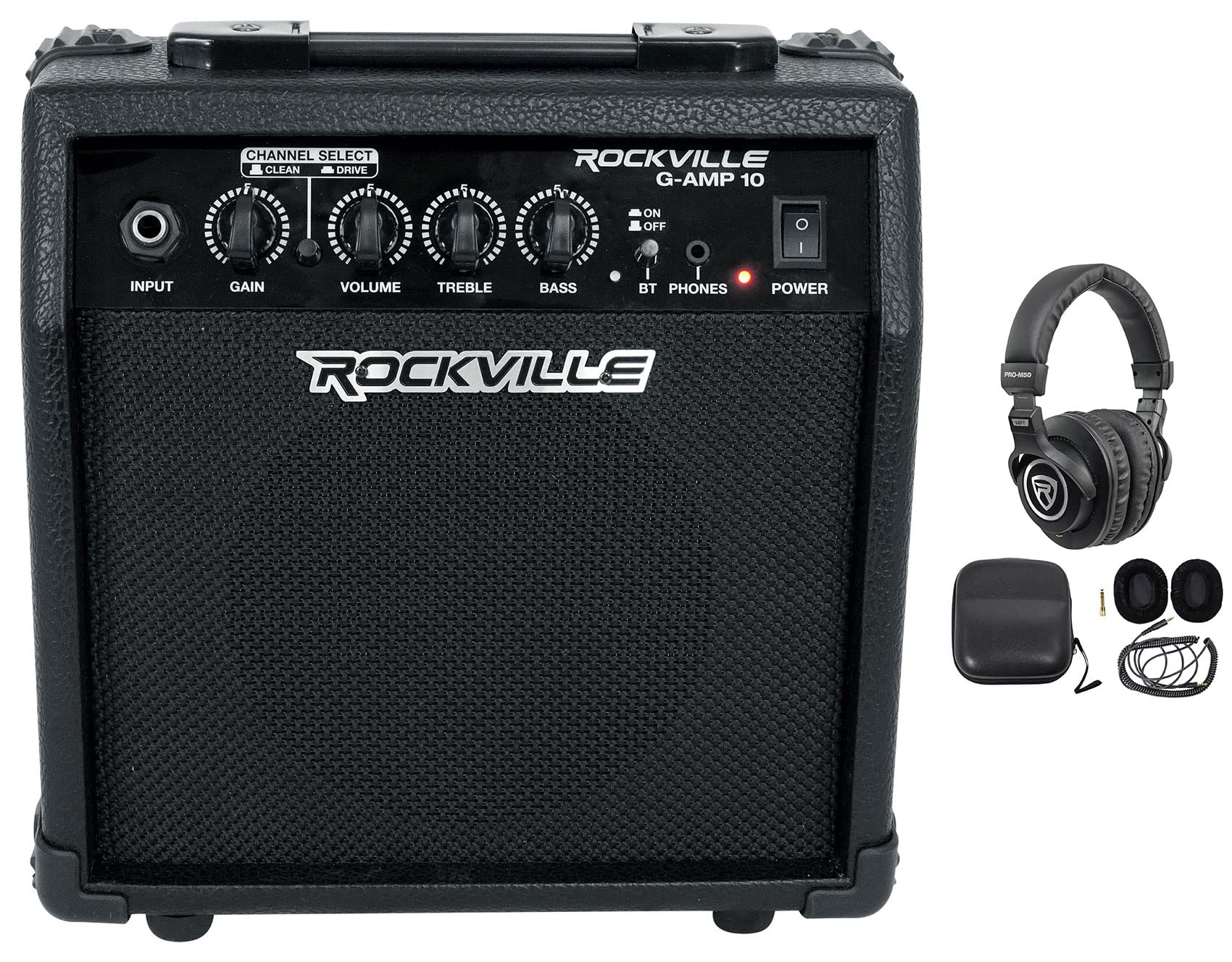 Amazon.com: Rockville Guitar Bundle: G-AMP 10 Watt Guitar